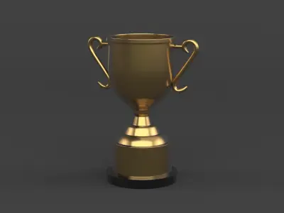 Trophy Cup Collection 3D model 5