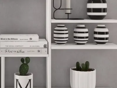 Shelving decoration  3D model