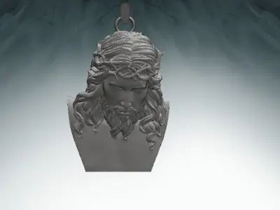 JESUS PENDANT 3D model