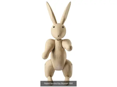 Wooden figurines Kay Bojesen  3D Model Collection