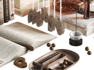 Decorative set 05 3D model