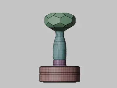 Hexagon Living Room accessories 3D print model