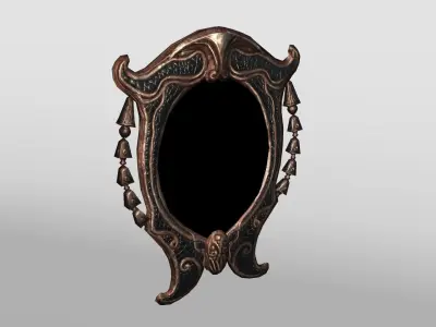 Tassel Frame Low-poly 3D model