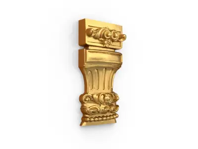 Classic carved decor ornament 478 3D print model