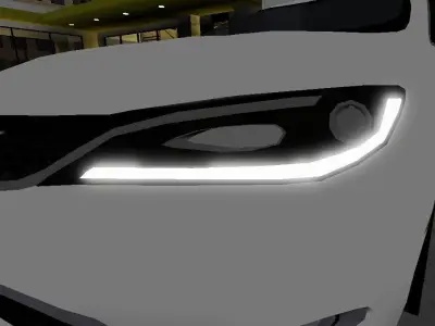 2015 Chrysler 200 Low-poly 3D model