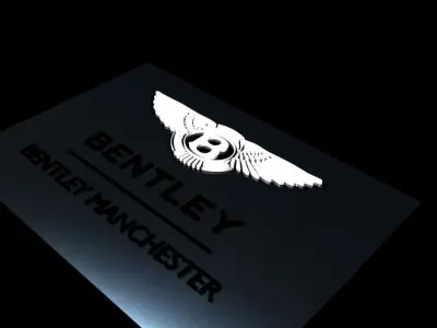 Bentley Logo Free 3D model