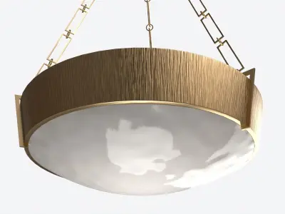 Dish Pendant Baker Murano 3D model