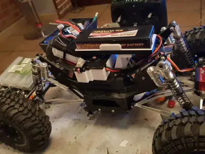 chassi rc  scale crawler dynamique 3D model