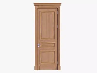 Door classic 01 3D model