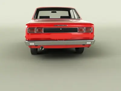 Nissan Skyline 2000GT coupe KGC10 3D model
