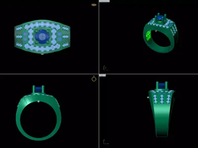 The Executive Ring 3D print model