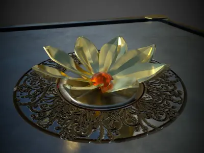 Metal Coffin Free low-poly 3D model