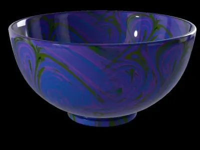 Home decorations Decorative Bowl Low-poly 3D model