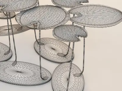 Fillo Long Table 3D model