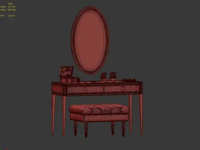 DRESSING TABLE SET 2 3D model
