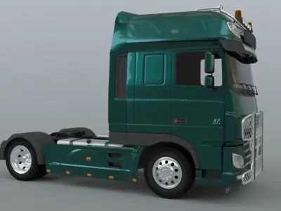 TRUCK DAF XF 106 3D model