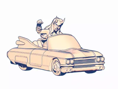 Nina TUSSLE FOR VICTORY 3D print model