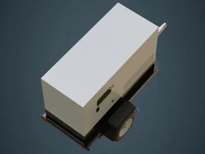 Generator 3A Low-poly 3D model