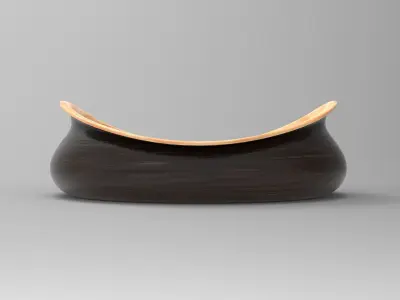 Nana Tray-2 Low-poly 3D model
