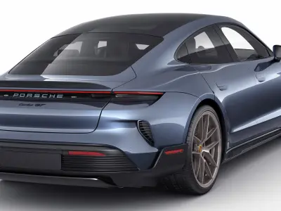 Porsche Taycan Turbo GT 2025 3D model