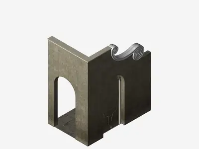 pseudo classic fountain Free 3D model