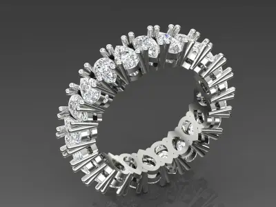 Band Ring 3D print model 141
