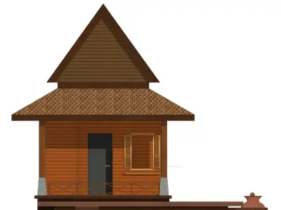 Tropical pavilion version 2 3D model