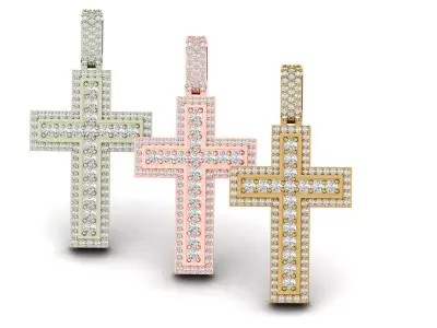 Custom Diamond Pendant 3D print model