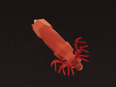 Low Poly Stylized Deer 3D Model Low-poly 3D model