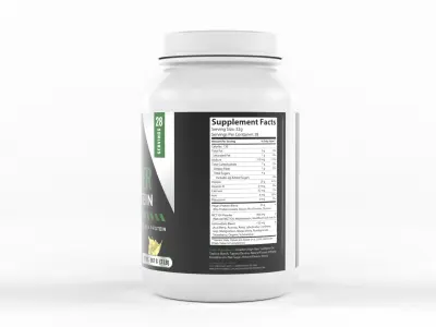 Protein Powder 3D model
