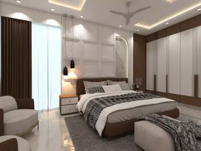 Modern Luxury Master Bedroom  3D model