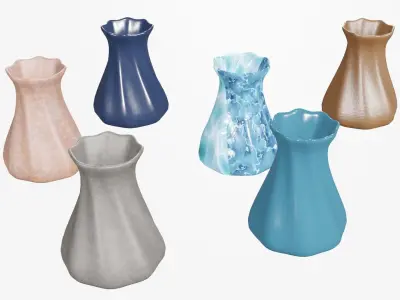 Vase 01 3D model Low-poly 3D model