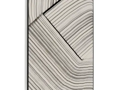 Plaster Two Photo Frame 515 Low-poly 3D model