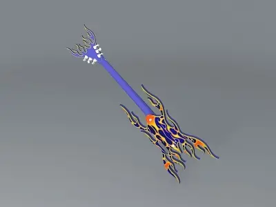 Sands BF 1 Guitar Free 3D model