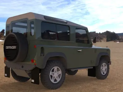 Land Rover Defender 3D model