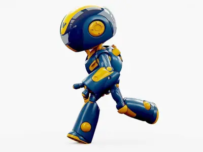 TOY BOT HUMOND Rigged for Unreal Engine - Unity - MIXAMO  3D model