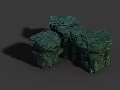 Stone Town Magic Cave - Stone 01 3D model