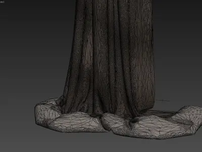 Curtains curtain designs for living room 3D model