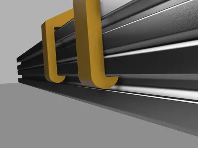 Filament spool holder for 2040 aluminium profile 3D print model