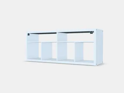 KALLAX Tv-bench Low-poly 3D model