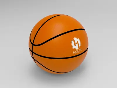 Basketball ball Low-poly 3D model