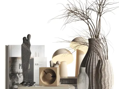 Decorative set 01 3D model