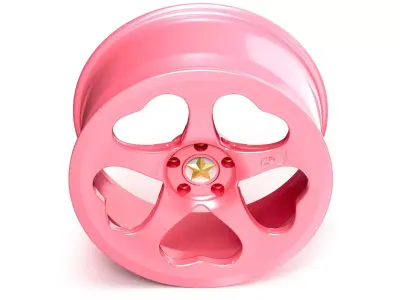 Sakura Mono Wheel Low-poly 3D model