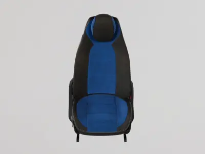 Sports Car Seat Seat Car Drivers Seat 3D model