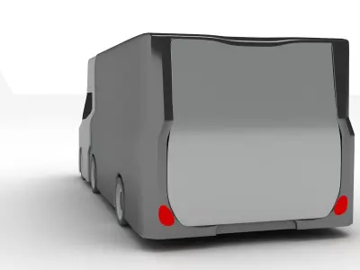 Generic Futuristic Truck 3D model