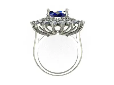 CAPULET ENGAGEMENT RING 3D MODEL 3D PRINT MODEL  3D print model