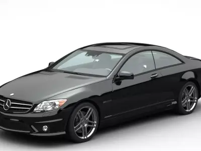 Mercedes Benz CL65 Coupe 3D model