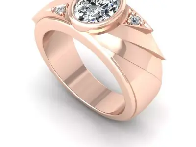 Ali-877-Ring Free 3D print model