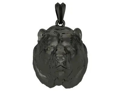 Dire Bear Pendant  3D print model