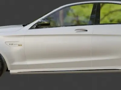 Mercendes C63 AMG 3D model